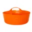 Red Gorilla Tub Flexi Mini Shallow 5 Litre in Orange